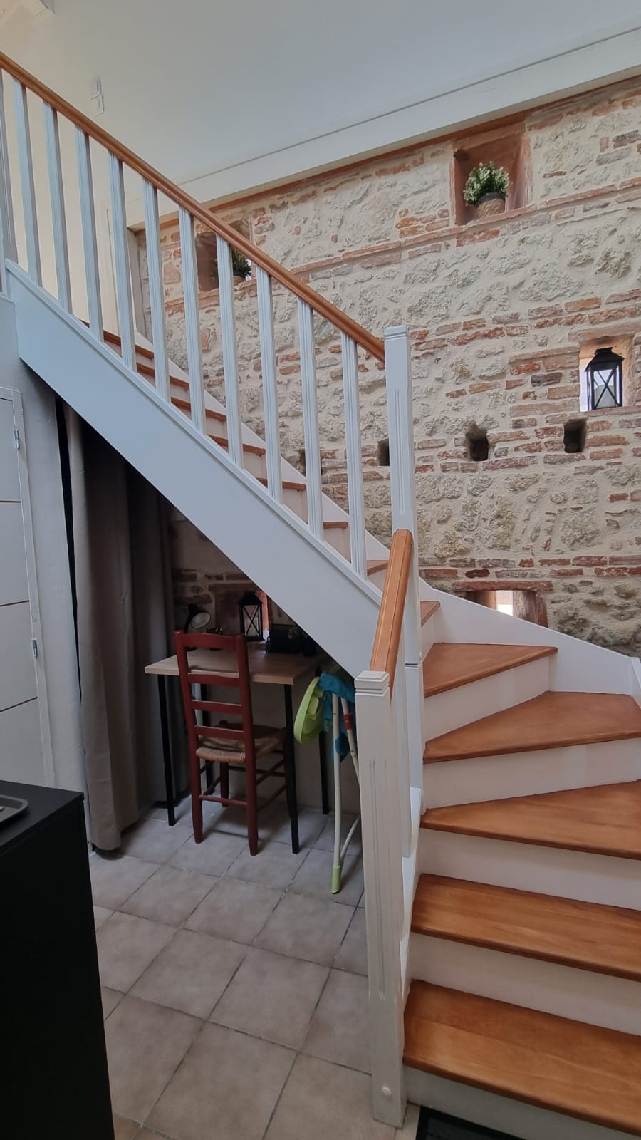 Chambre en mezzanine avec lit king size